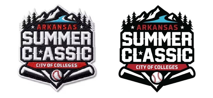 Embroidery patch to vector-1