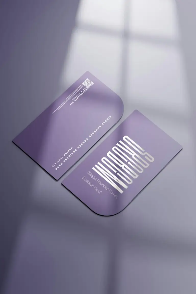 Business cards printed from print-ready vector files