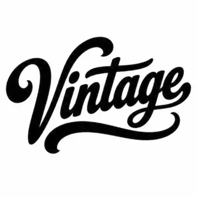 Custom typography vector tracing - Vintage lettering