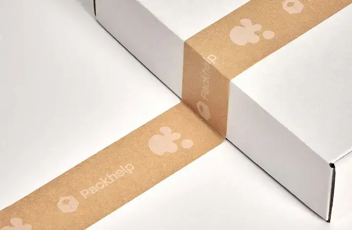 Branded packaging printed from AI vector artwork
