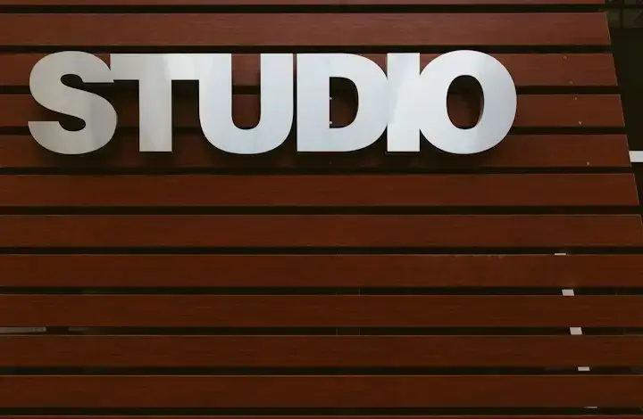 Storefront sign produced from an EPS vector file