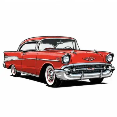 Image tracing services - classic car vector