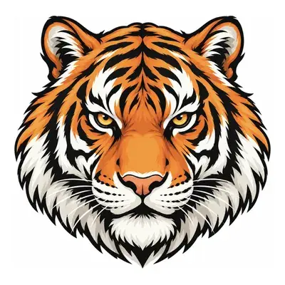 JPG logo to vector conversion - tiger logo