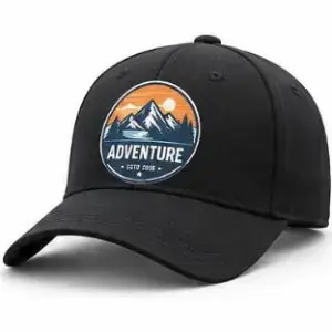 Embroidered cap vector logo
