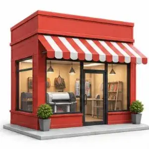 Print shop vector artwork