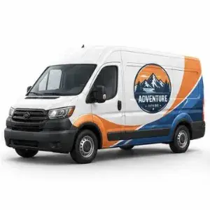 Vehicle wrap vector graphics
