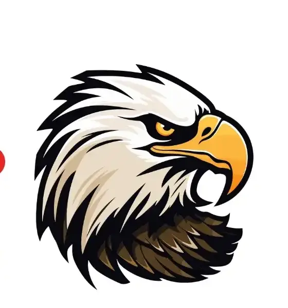 Eagle logo after vector conversion – clean SVG, EPS and AI vector artwork